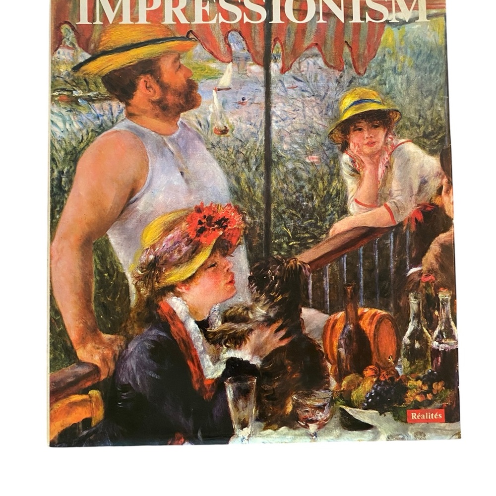 Vintage Art Book IMPRESSIONISM theEditors of Realites Coffee Table book Hardback